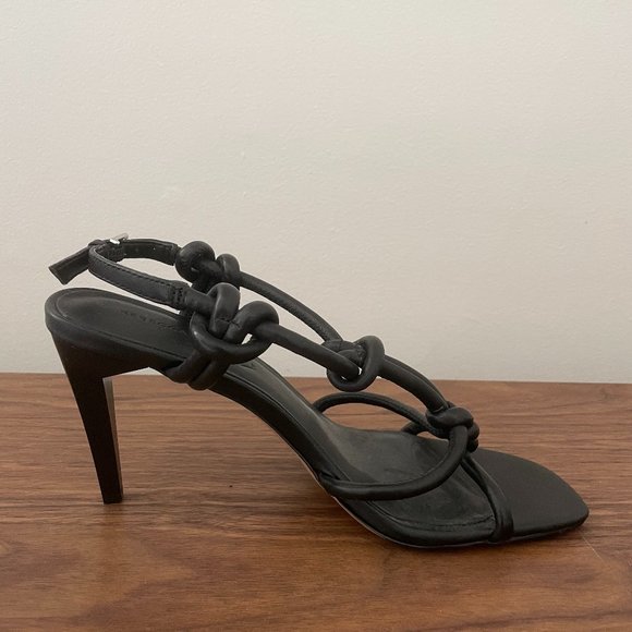 Rebecca Minkoff Black Knot Detail Heels - Picture 1 of 4